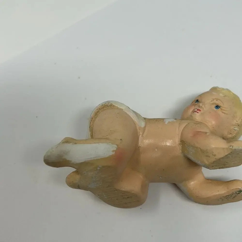 Vintage Crawling Baby Figurine 